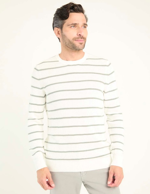 Suéter Faherty cuello redondo para hombre