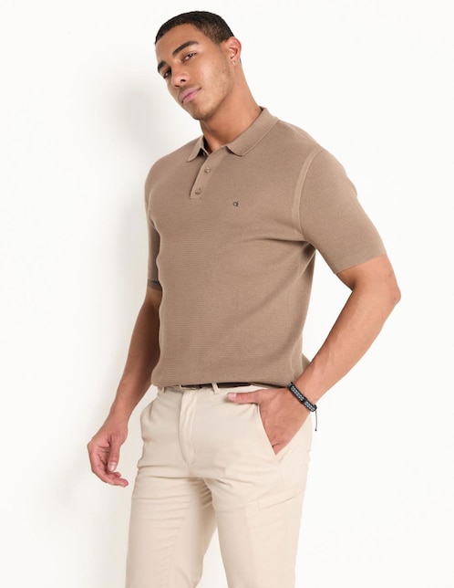 Playera tipo polo Calvin Klein para hombre