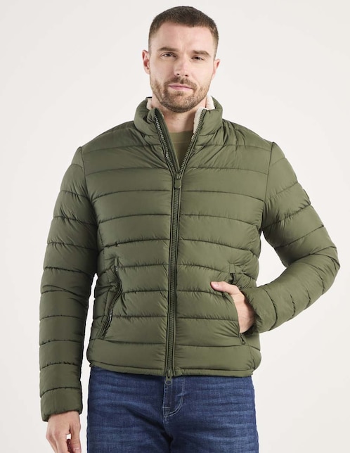 Chamarra capitonada Save the Duck con bolsillos para hombre