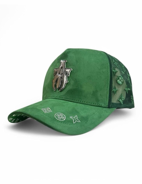 Gorra visera curva snapback alma de toro Green Theme ADT para hombre