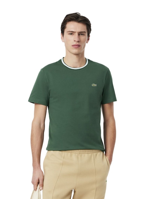 Playera Lacoste Core Essentials cuello redondo para hombre