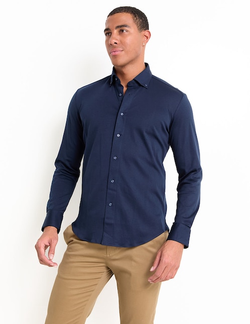 CAMISA SCAPPINO CSMO, 2XG, AZUL MARINO