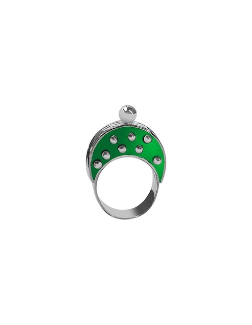 Anillo Enrique Garcia Nopal P 925 de plata brillante