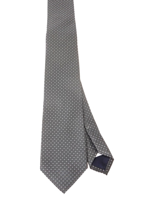 Corbata regular de seda estampado jacquard para hombre 1