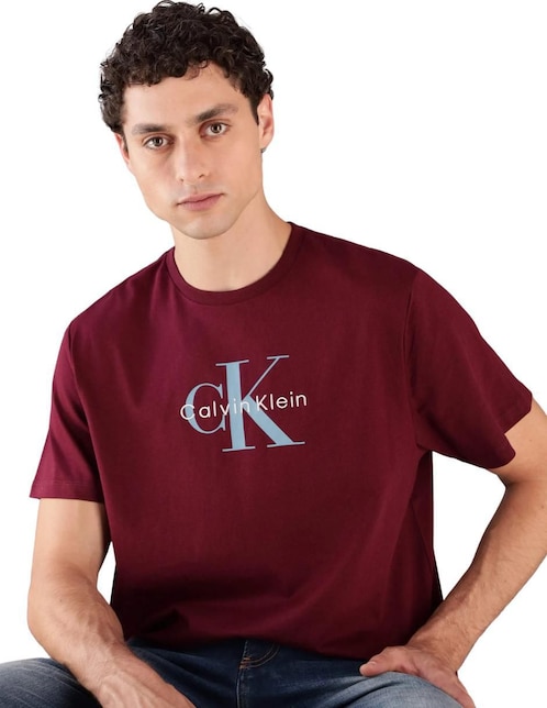 CALVIN KLEIN JEANS Playera Calvin Klein Jeans cuello redondo para hombre