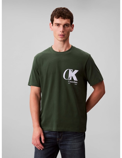CALVIN KLEIN Playera Calvin Klein cuello redondo para hombre