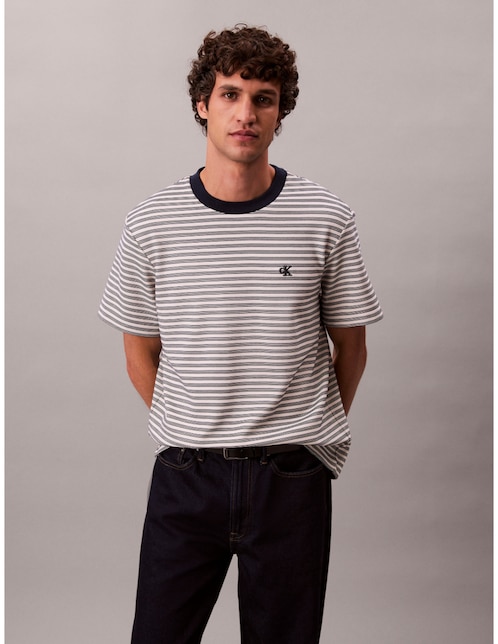 Playera cuello redondo para hombre 1