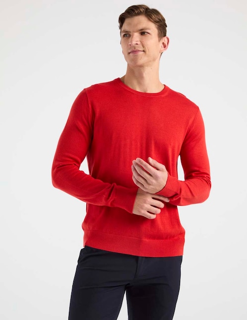 Suéter Calvin Klein cuello redondo para hombre