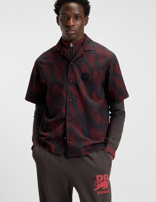 Camisa casual Hugo manga corta para hombre