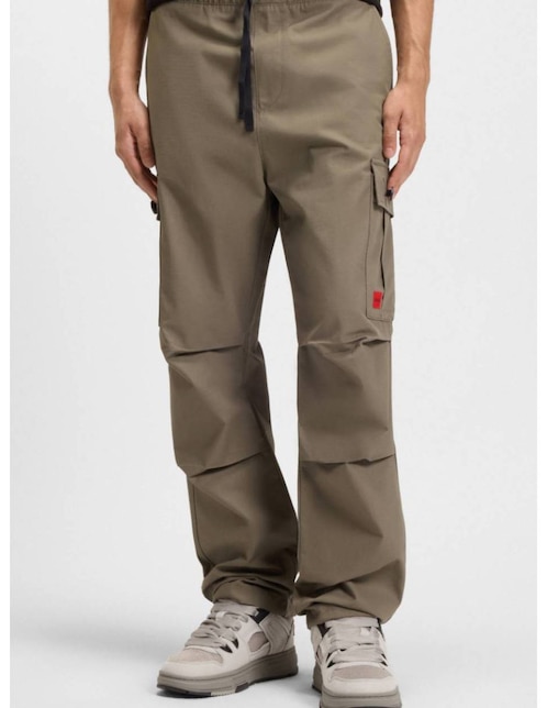 Pantalón cargo slim Hugo de algodón para hombre