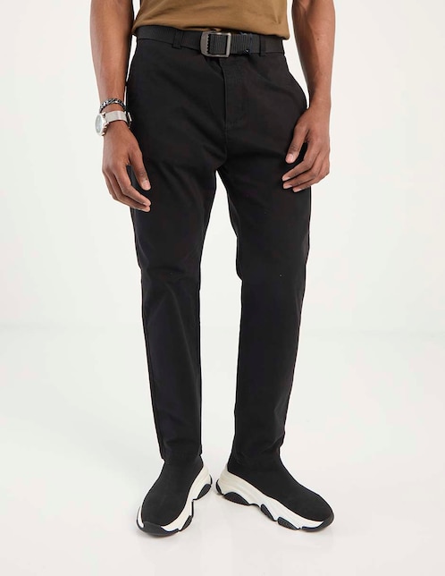 Pantalón chino slim Hugo de algodón para hombre