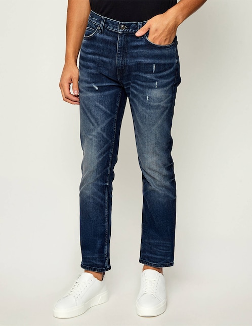 Jeans slim Hugo lavado stone wash para hombre