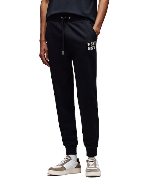 Pants regular con jareta para hombre 1