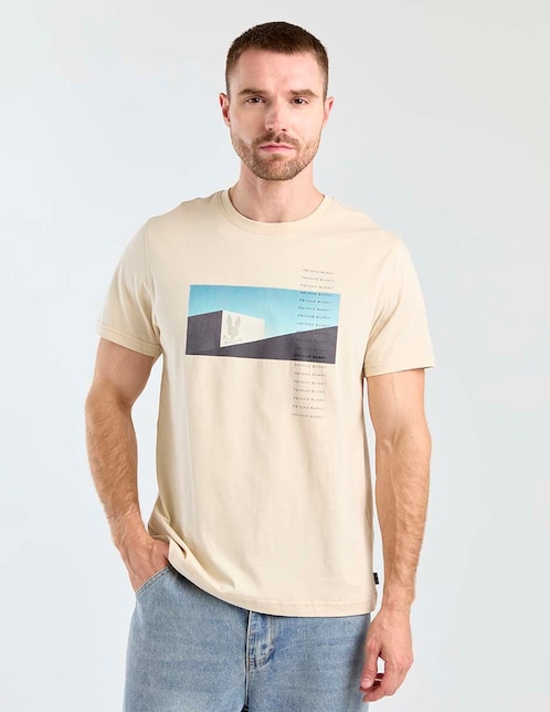 Playera cuello redondo para hombre 1