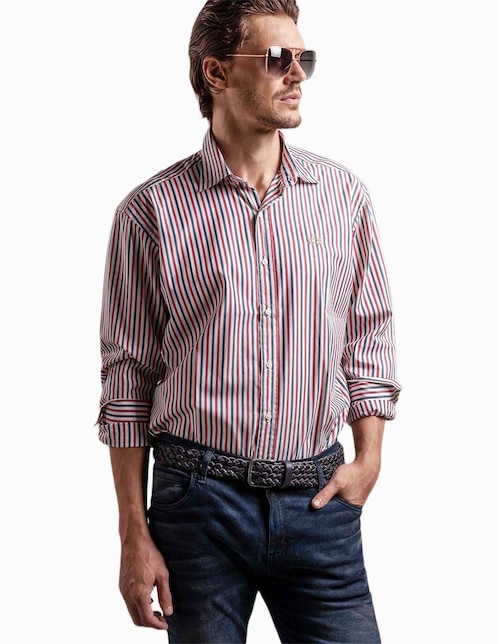 CAMISA LA MARTINA 12231120, CH, ROJO