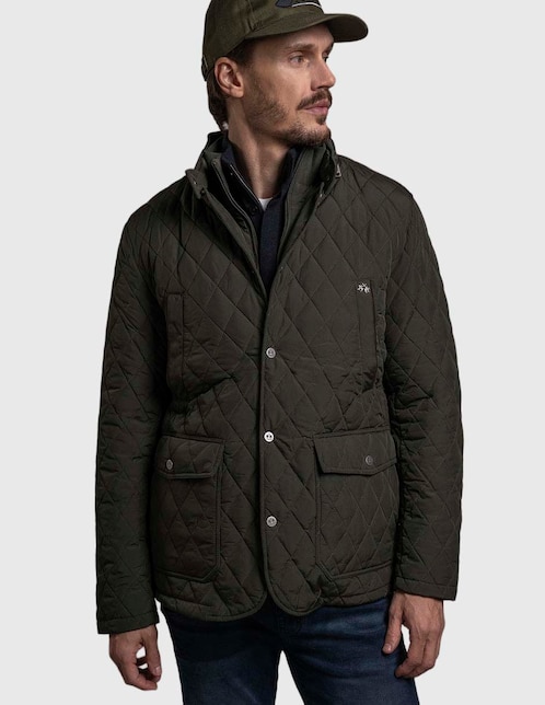 Chamarra casual con bolsillos para hombre 1