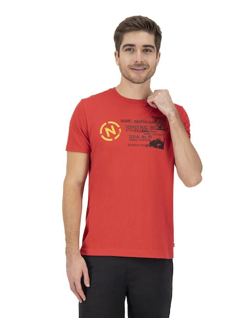 Playera cuello redondo para hombre