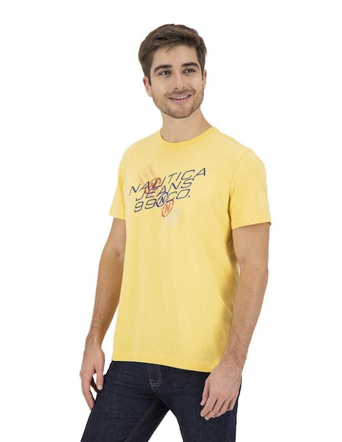 Playera cuello redondo para hombre