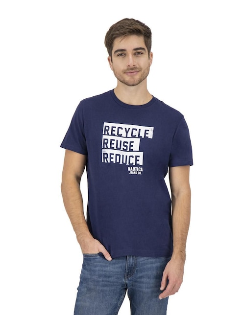 Playera cuello redondo para hombre