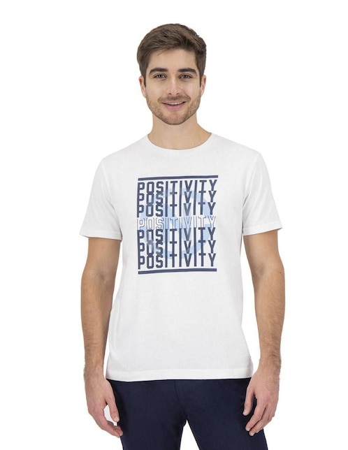 Playera cuello redondo para hombre