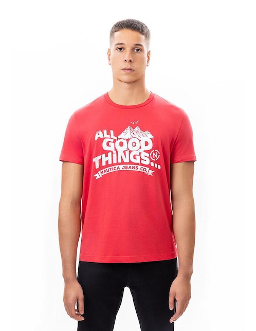 Playera Nautica Jeans cuello redondo para hombre