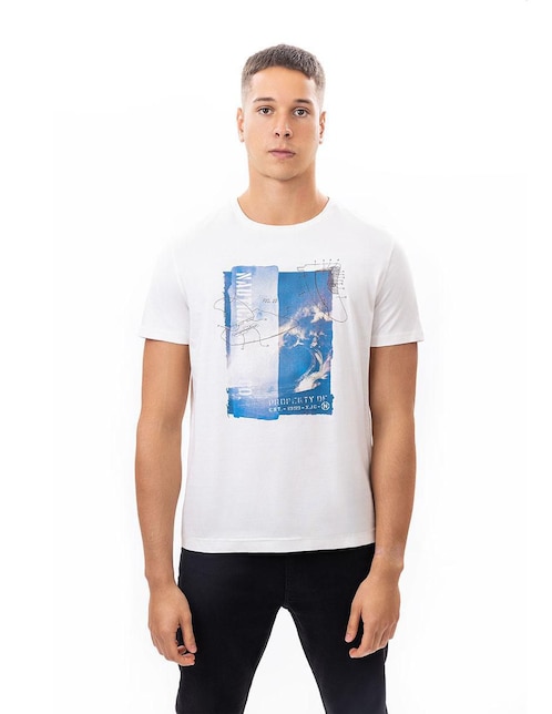 Playera Nautica Jeans cuello redondo para hombre