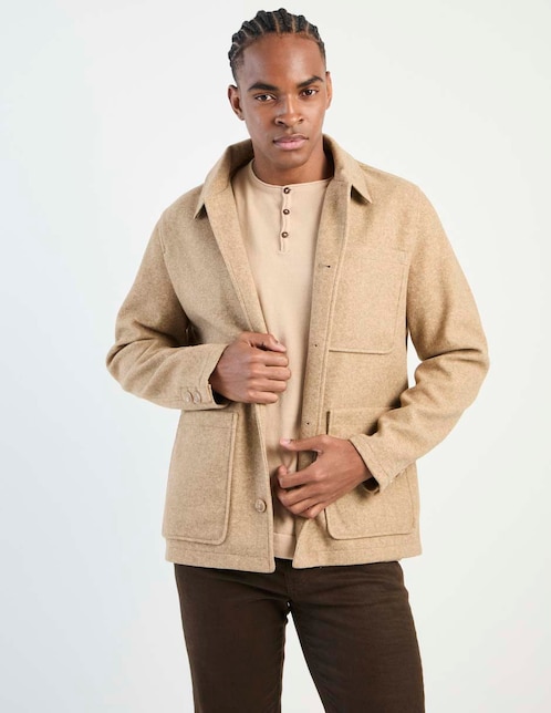 Sobrecamisa casual Scappino manga larga para hombre