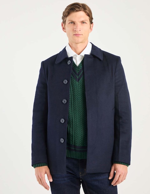 ABRIGO SCAPPINO ABXX0, CH, AZUL MARINO