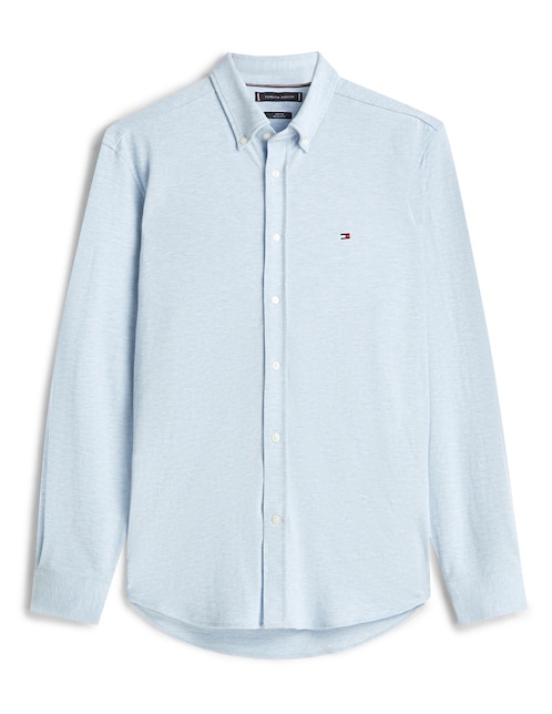 Camisa casual de algodón manga larga para hombre 1