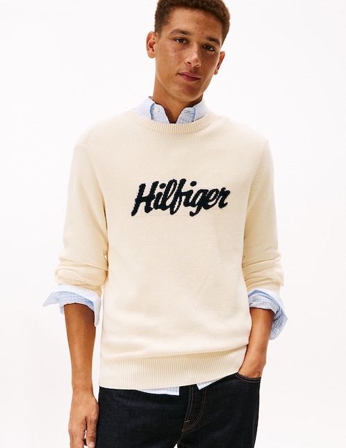 Suéter cuello redondo para hombre 1