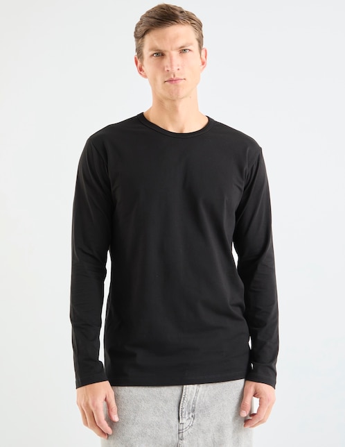 Playera cuello redondo para hombre 1