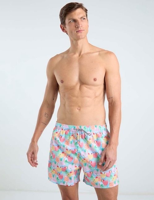 Traje de baño con bolsillos para hombre 1