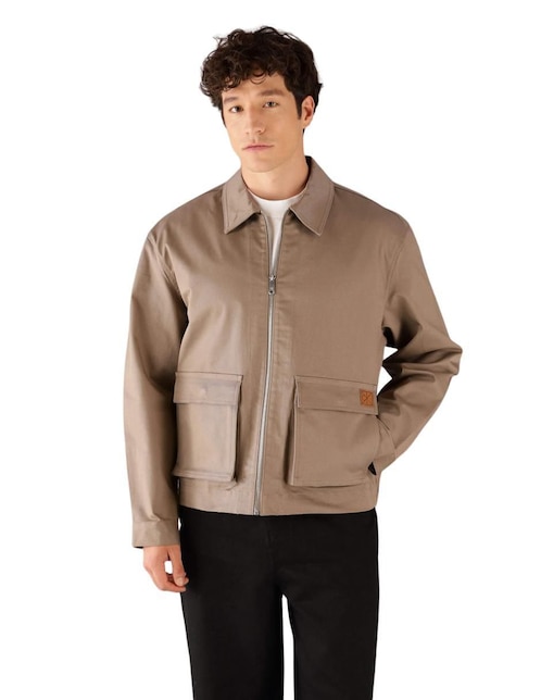 Chamarra casual Calvin Klein con bolsillos para hombre