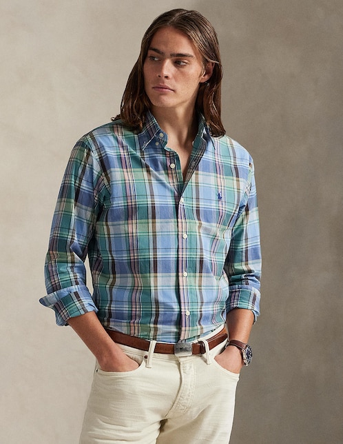 POLO RALPH LAUREN Camisa casual Polo Ralph Lauren de algodón manga larga para hombre
