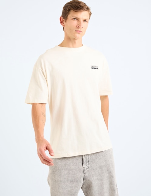 Playera cuello redondo para hombre 1