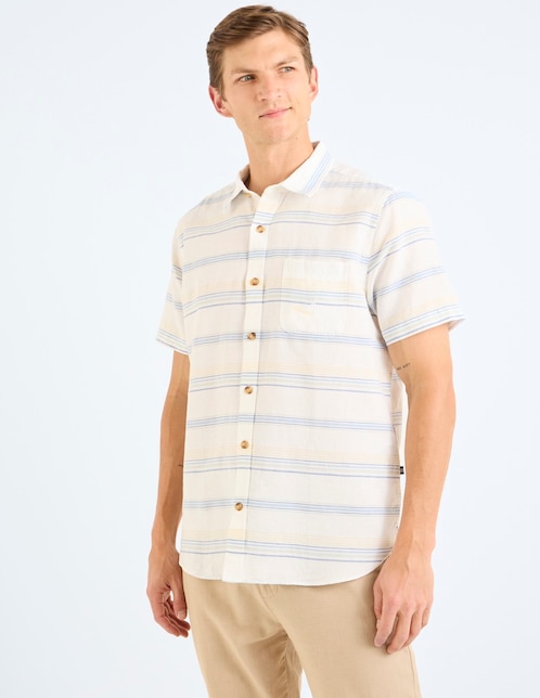 Camisa casual manga corta para hombre 1