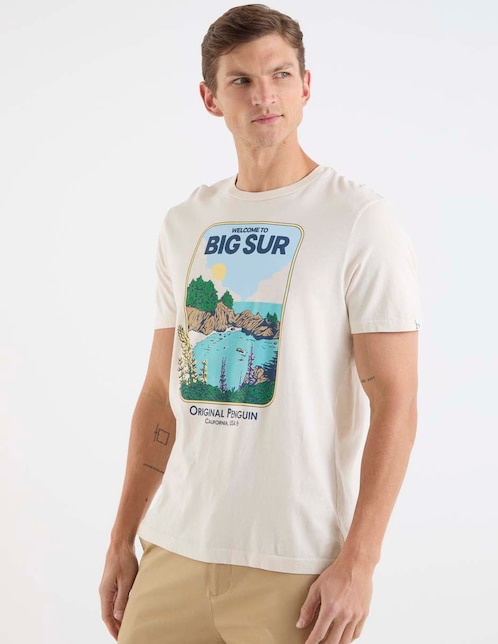 Playera Original Penguin cuello redondo para hombre