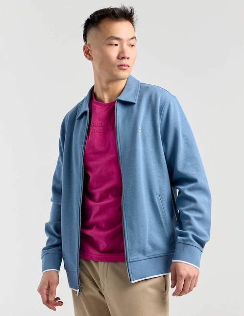 Chamarra casual Original Penguin con bolsillos para hombre