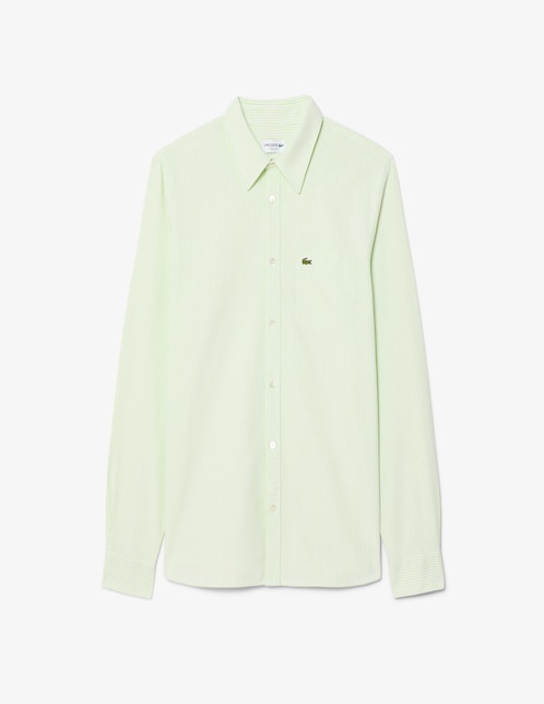 Camisa casual de algodón manga larga para hombre 1