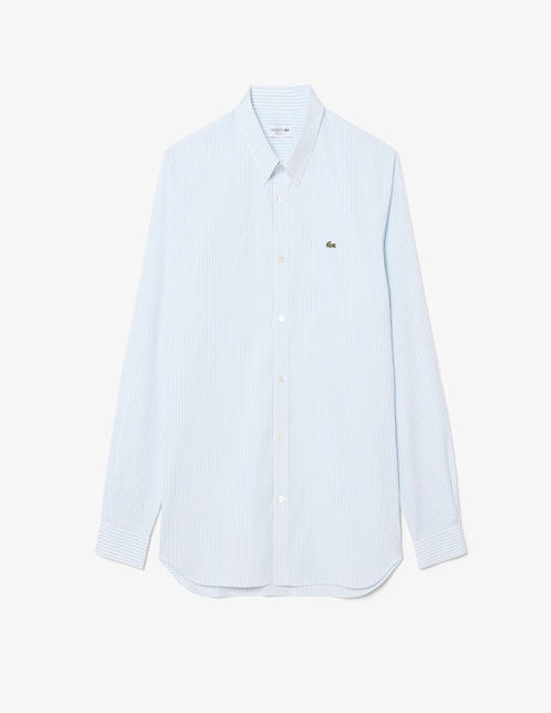 Camisa casual de algodón manga larga para hombre 1