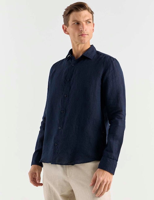 CAMISA SCAPPINO CSMO005, AZUL MARINO, XG