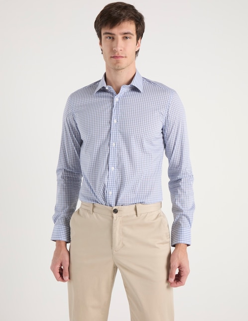 Camisa de vestir Scappino manga larga para hombre