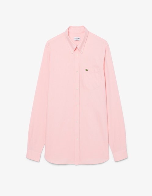 Camisa casual de algodón manga larga para hombre 1