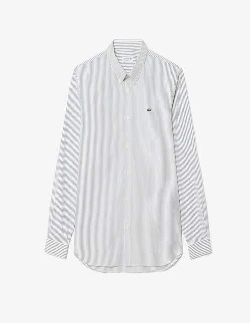 Camisa casual de algodón manga larga para hombre 1