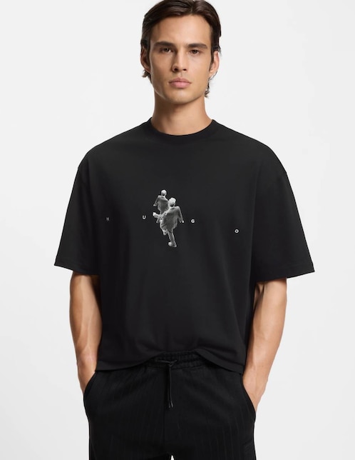Playera Hugo cuello redondo para hombre