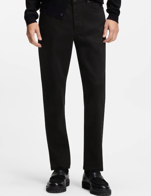 Jeans straight Hugo lavado medio para hombre