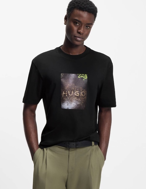 Playera Hugo cuello redondo para hombre