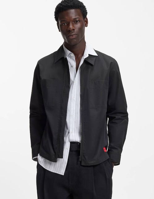 Chamarra casual Hugo de algodón para hombre