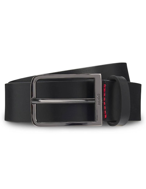 Cinturón Hugo de piel para hombre