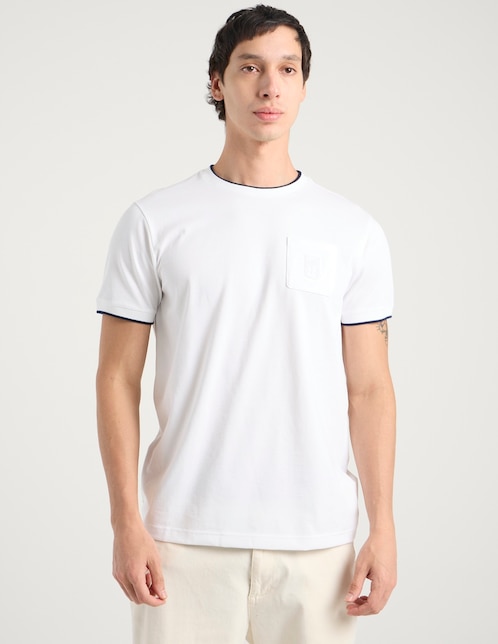 Playera cuello redondo para hombre 1